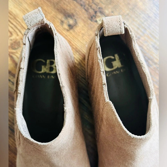 Gianni Bini Stand-Bye Suede Ankle Boots - Size 5.5 Sahara Sand - Like New - Picture 13 of 14